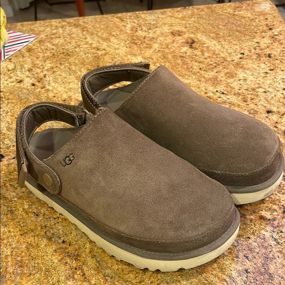 UGG Goldenstar Clogs Suede Slip-On Mules